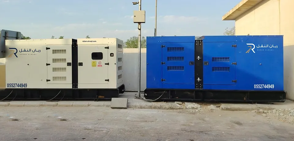 مولدات كهرباء للإيجار بشعار ربان النقل